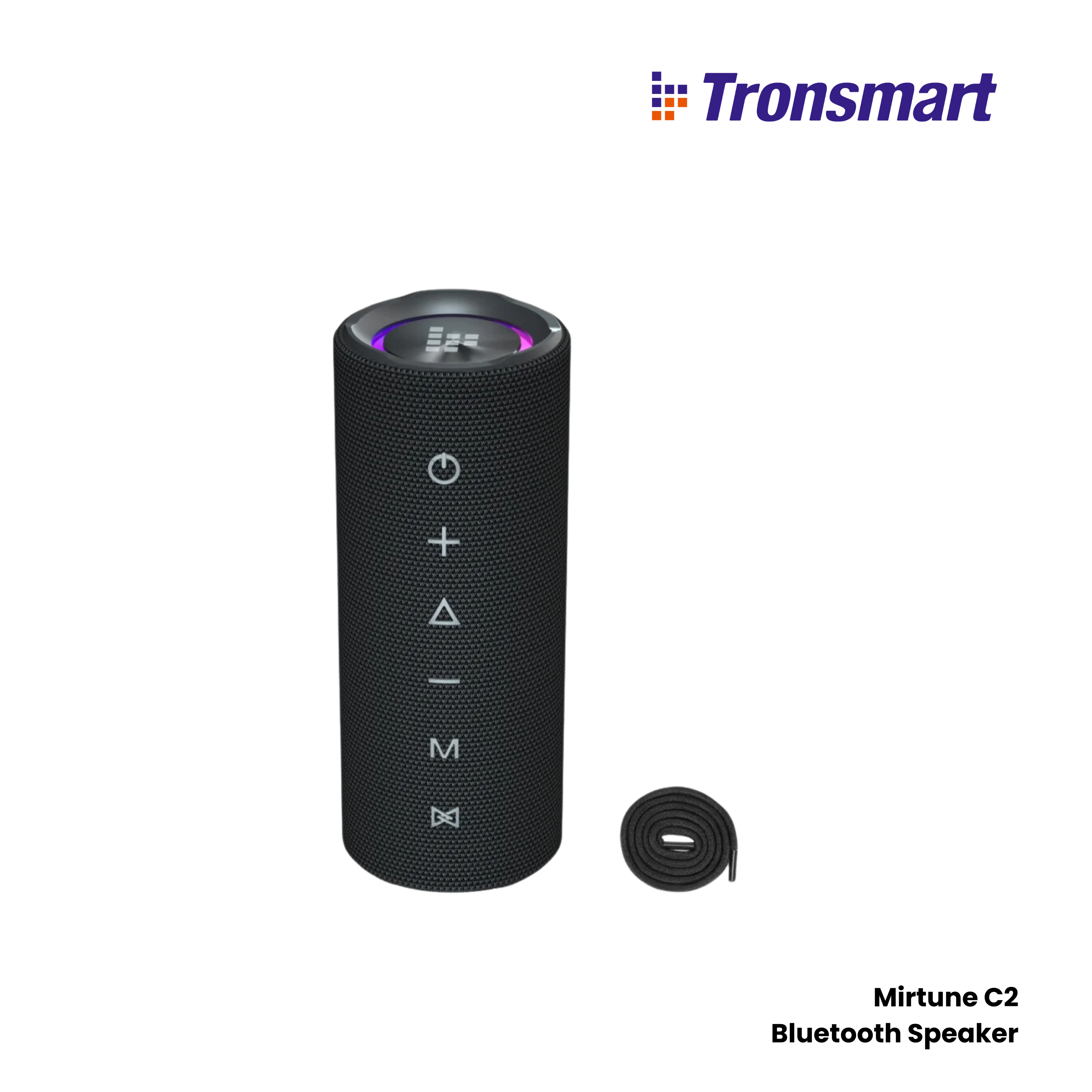 TRONSMART Mirtune C2 Portable Wireless Bluetooth Outdoor Speaker - Black