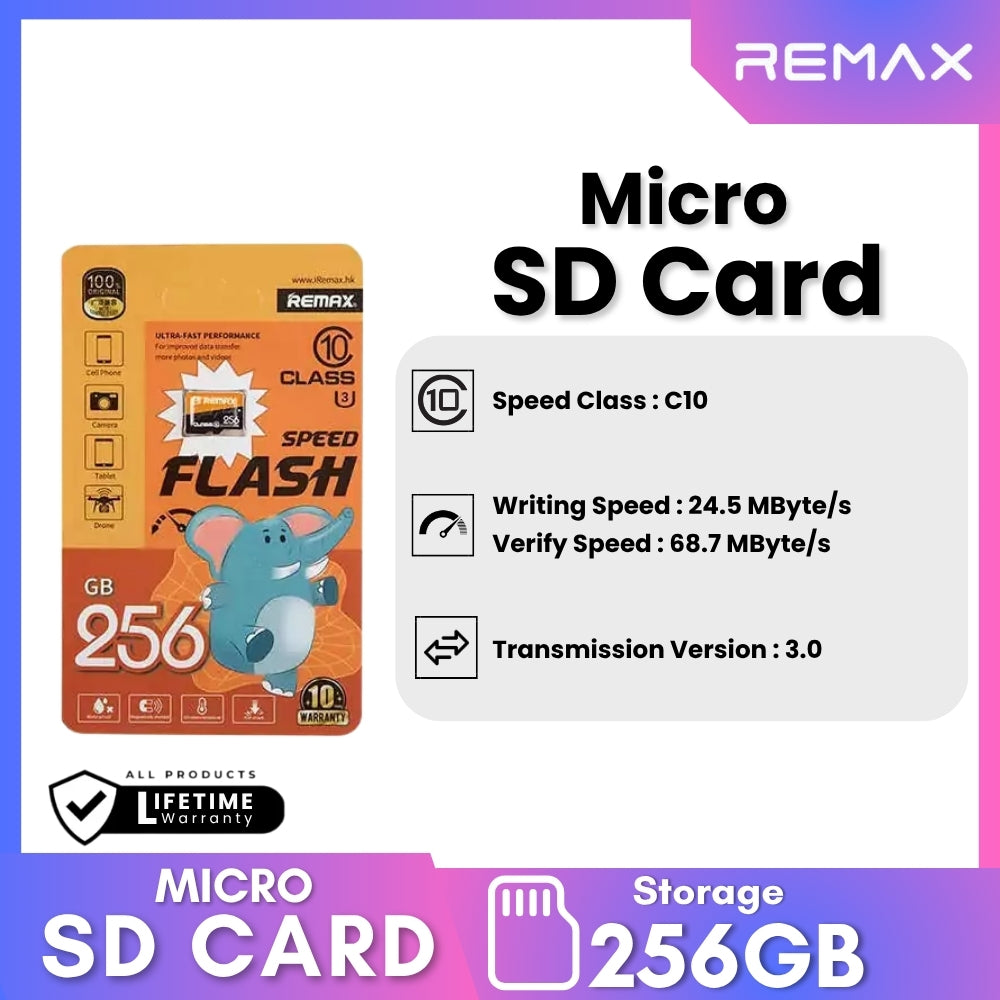 REMAX - Micro SD Card (256GB)