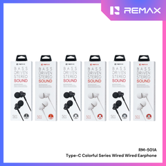 REMAX - RM-501A Type-C Wired Earphone - White