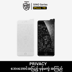 IPhone 7/8 >> Remax  GL-56 Tempered Glass SINO SERIES - Privacy