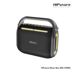 HiFuture - Music Box 200 Bluetooth Wireless Speaker ( 100W ) - Black