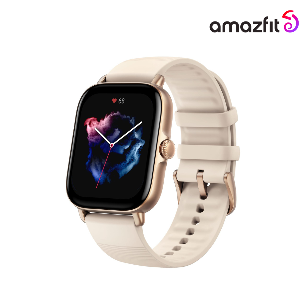 Amazfit GTS 3 Smart Watch(1 Year Official Warranty) -Ivory White