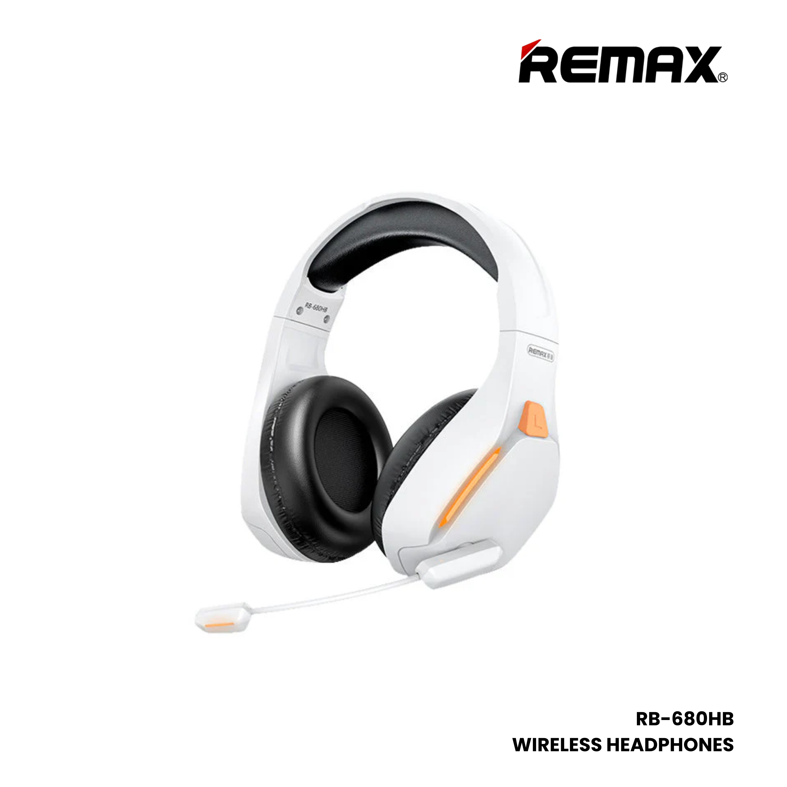 REMAX RB-680HB Kinyin Series Gaming Bluetooth Wireless Headphone - Black