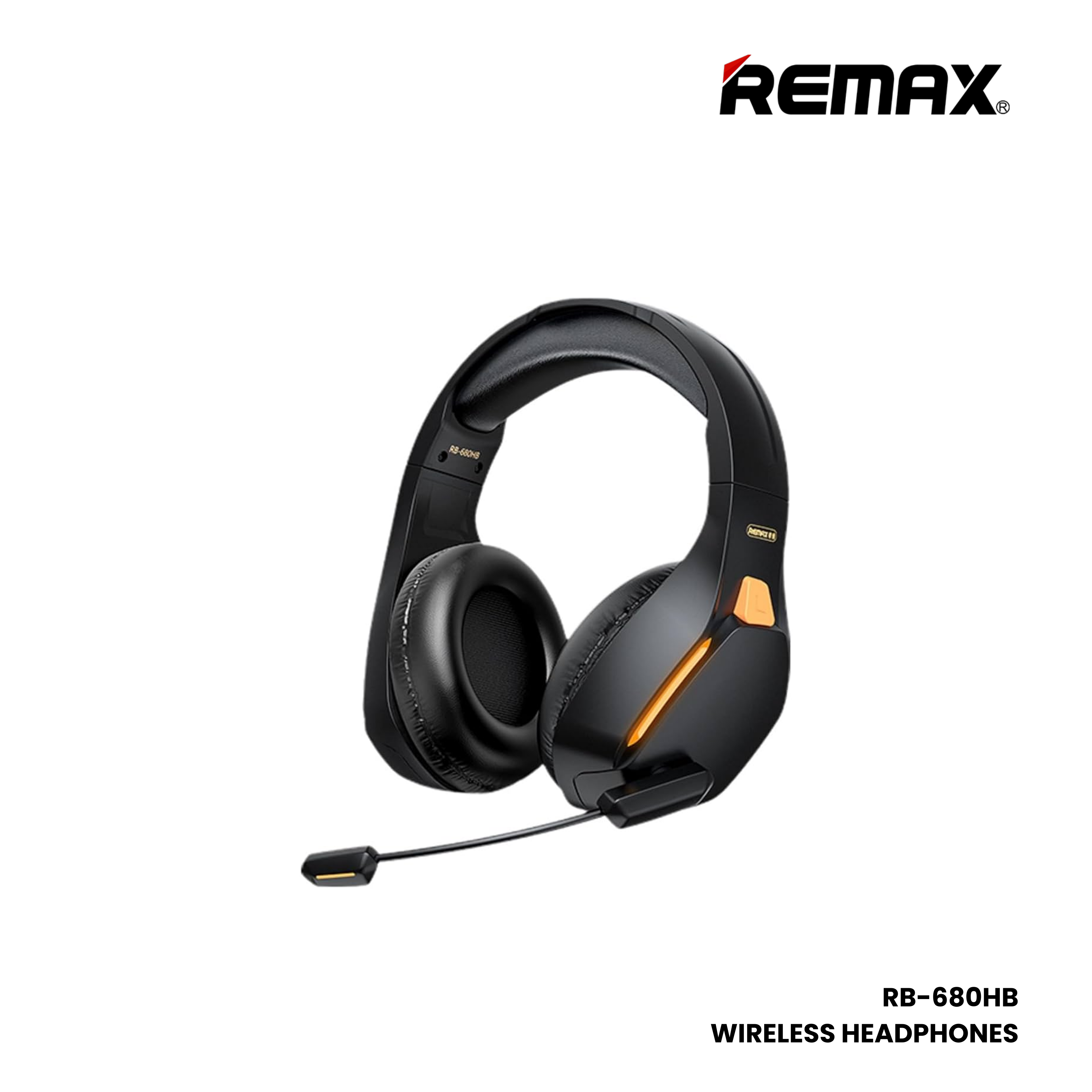 REMAX RB-680HB Kinyin Series Gaming Bluetooth Wireless Headphone - White