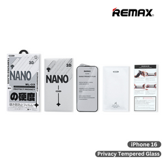 iPhone 16 >> REMAX Privacy Tempered Glass Future Ultra-Soft Series - Light Grey