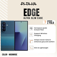 PITAKA - Ultra Slim Case For Samsung Z Fold 7 - Moonrise