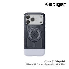 Spigen - Classic C1 Magfit Case For iPhone 17 Pro Max - Graphite