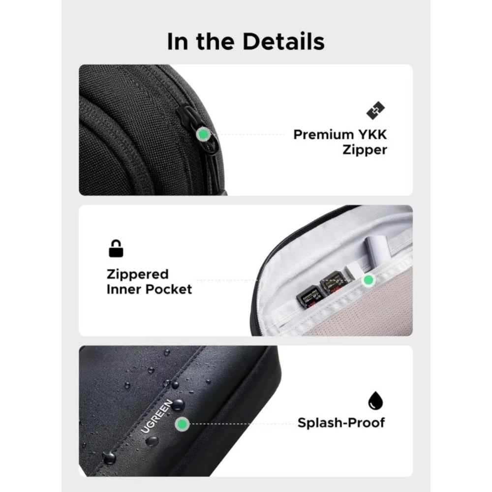 UGREEN - LP930 Travel Organizer M - Black