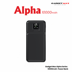 GADGET MAX GB101 Alpha Series 10000mAh Power Bank - Black