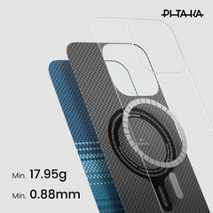 PITAKA - iPhone 16 Pro Max Case ( Sunset Moonrise Tactile Woven ) - Moonrise