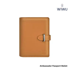 WIWU - Ambassdor Passport Wallet - Brown