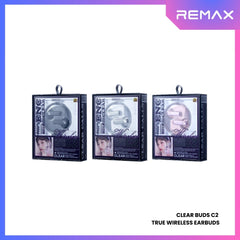 REMAX - Clear Buds C2 linung Series ENC Wireless Bluetooth Earbuds - White