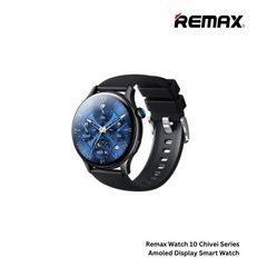 REMAX Watch 10 Chivei Series Amoled Display Smart Watch - Black