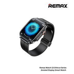 REMAX Watch 13 Chirei Series Amoled Display Smart Watch - Black