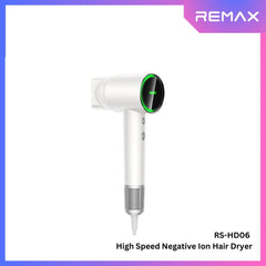 REMAX - RS-HD06 High Speed Negative ION Hair Dryer (1.8M) - White