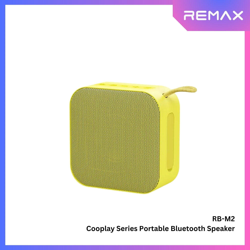 REMAX - RB-M2 Cooplay Series Portable Wireless Bluetooth Speaker (5W) - Yellow