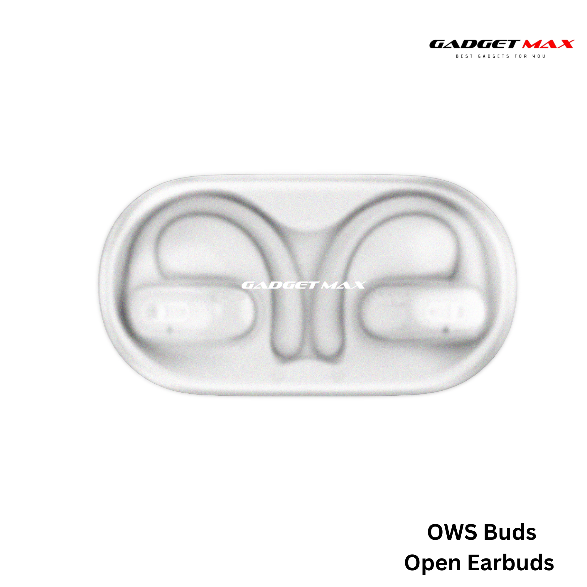 GADGET MAX - OWS-01 Open WIreless Bluetooth Earbuds - White