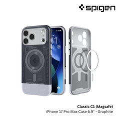 Spigen - Classic C1 Magfit Case For iPhone 17 Pro Max - Graphite