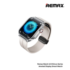 REMAX Watch 13 Chirei Series Amoled Display Smart Watch - Silver