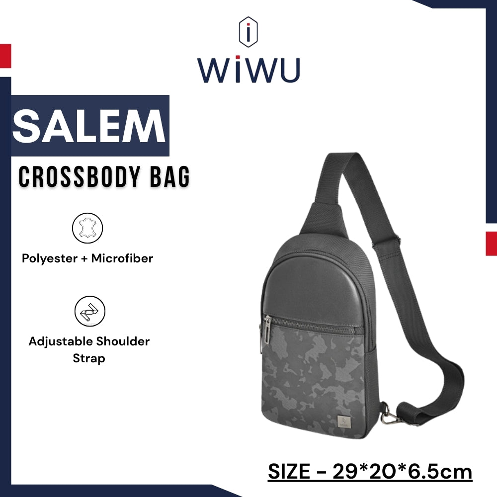 WIWU - Salem Crossbody Bag - Black