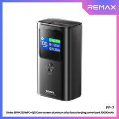 REMAX - FP-7 10000mAh Dinba Series PD+QC Fast Charging Power Bank ( PD55W+QC22.5W ) - Grey