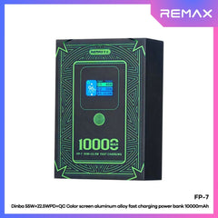 REMAX - FP-7 10000mAh Dinba Series PD+QC Fast Charging Power Bank ( PD55W+QC22.5W ) - Grey