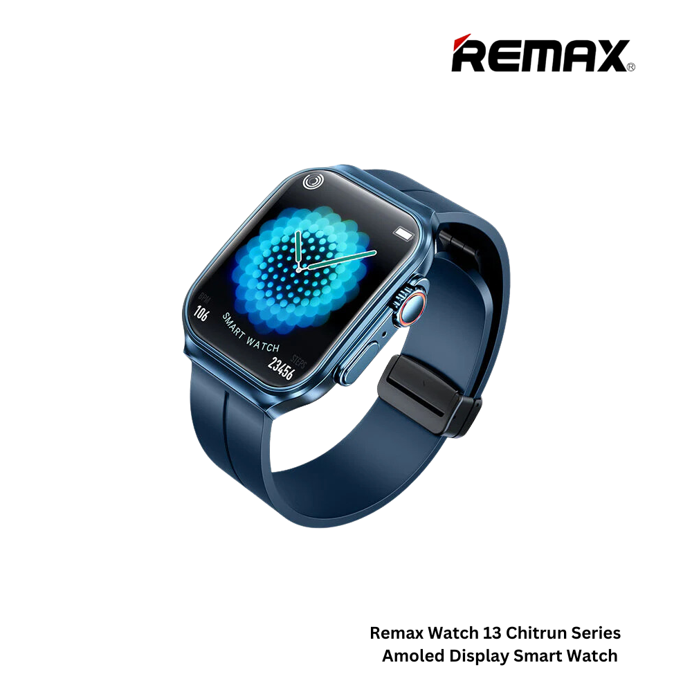 REMAX Watch 13 Chirei Series Amoled Display Smart Watch - Blue