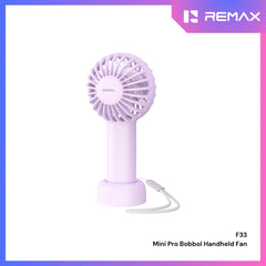 REMAX - F33 Mini Pro Bobbol Handheld Fan - Purple