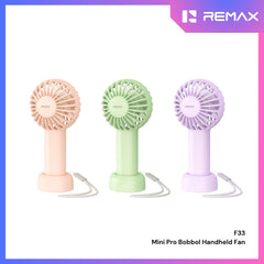REMAX - F33 Mini Pro Bobbol Handheld Fan - Purple