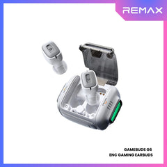 REMAX - GAMEBUDS G6 Interstellar Series ENC Gaming Bluetooth Wireless Earbuds - White