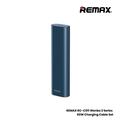 REMAX RC-C011 Wanbo 2 Series 60W Hidden Fast Charging Cable Set - Blue