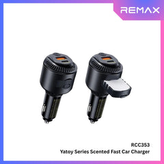 REMAX - RCC353 Yatoy Series 60W PD+QC Scented Car Charger - Black