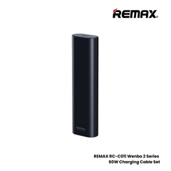 REMAX RC-C011 Wanbo 2 Series 60W Hidden Fast Charging Cable Set - Black