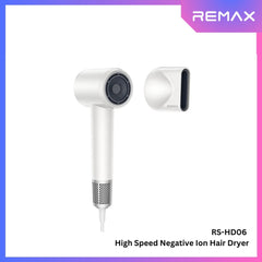 REMAX - RS-HD06 High Speed Negative ION Hair Dryer (1.8M) - White