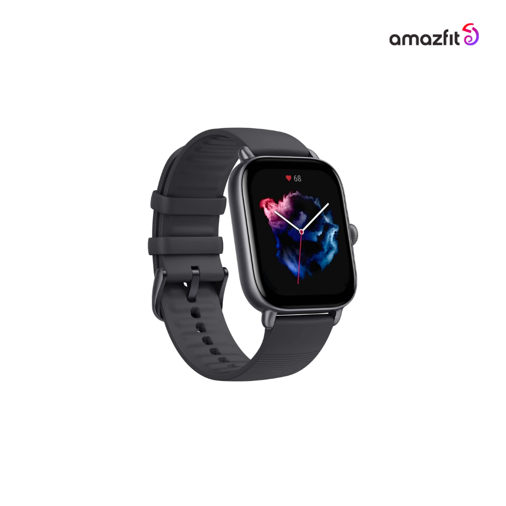 Amazfit GTS 3 Smart Watch - (1Year Official Warranty)-Graphite Black