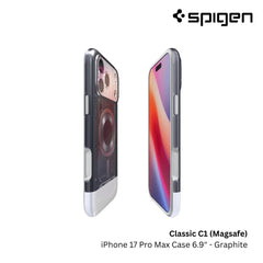 Spigen - Classic C1 Magfit Case For iPhone 17 Pro Max - Graphite
