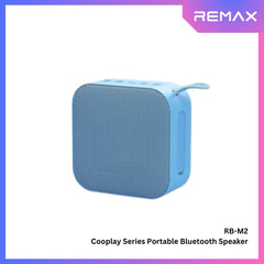 REMAX - RB-M2 Cooplay Series Portable Wireless Bluetooth Speaker (5W) - Cyan Blue