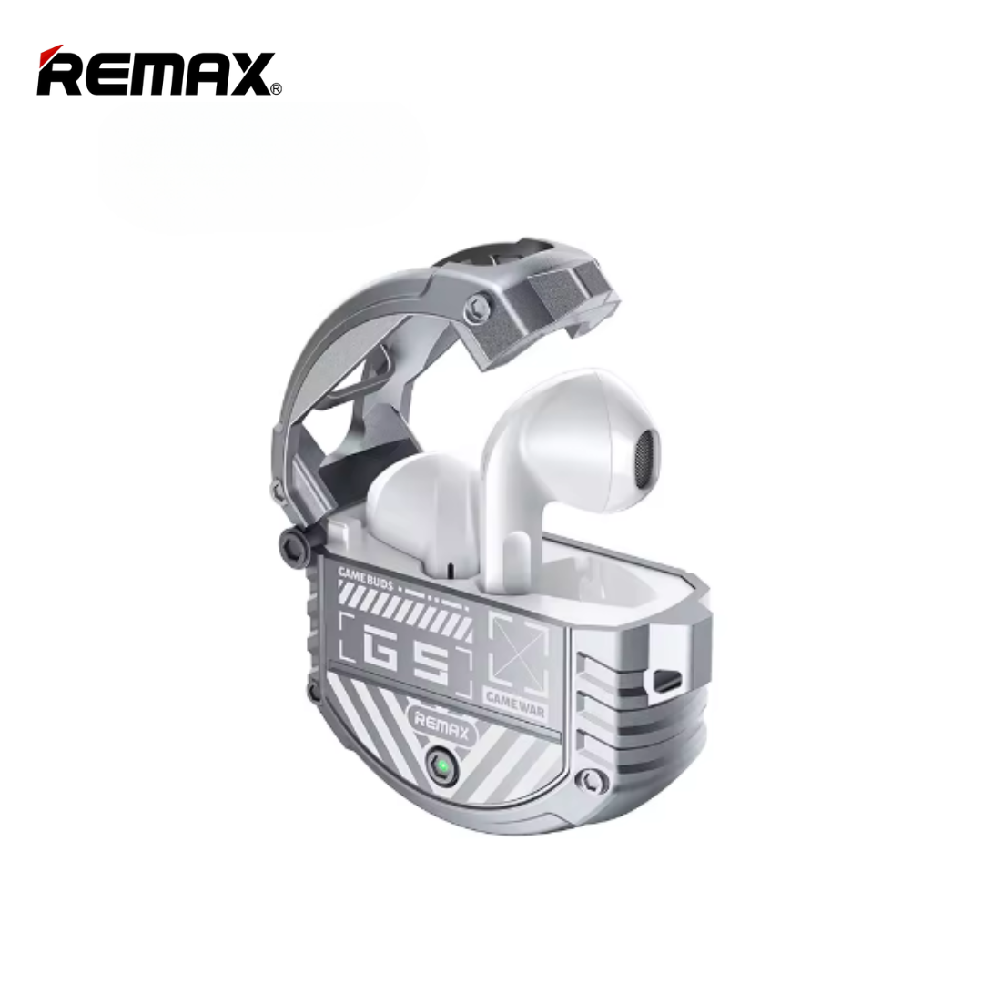 REMAX GAMEBUDS G5 5.3 THUNDER SERIES ALLOY TRUE WIRELESS (GAMING) - SILVER