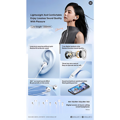 REMAX - RM-702i iPhone Wired Earphone - White