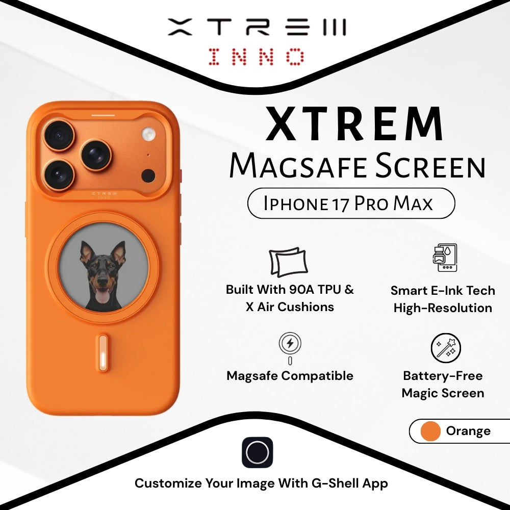 XTREM - iPhone 17 Pro Max Case ( Magsafe Screen ) - Orange