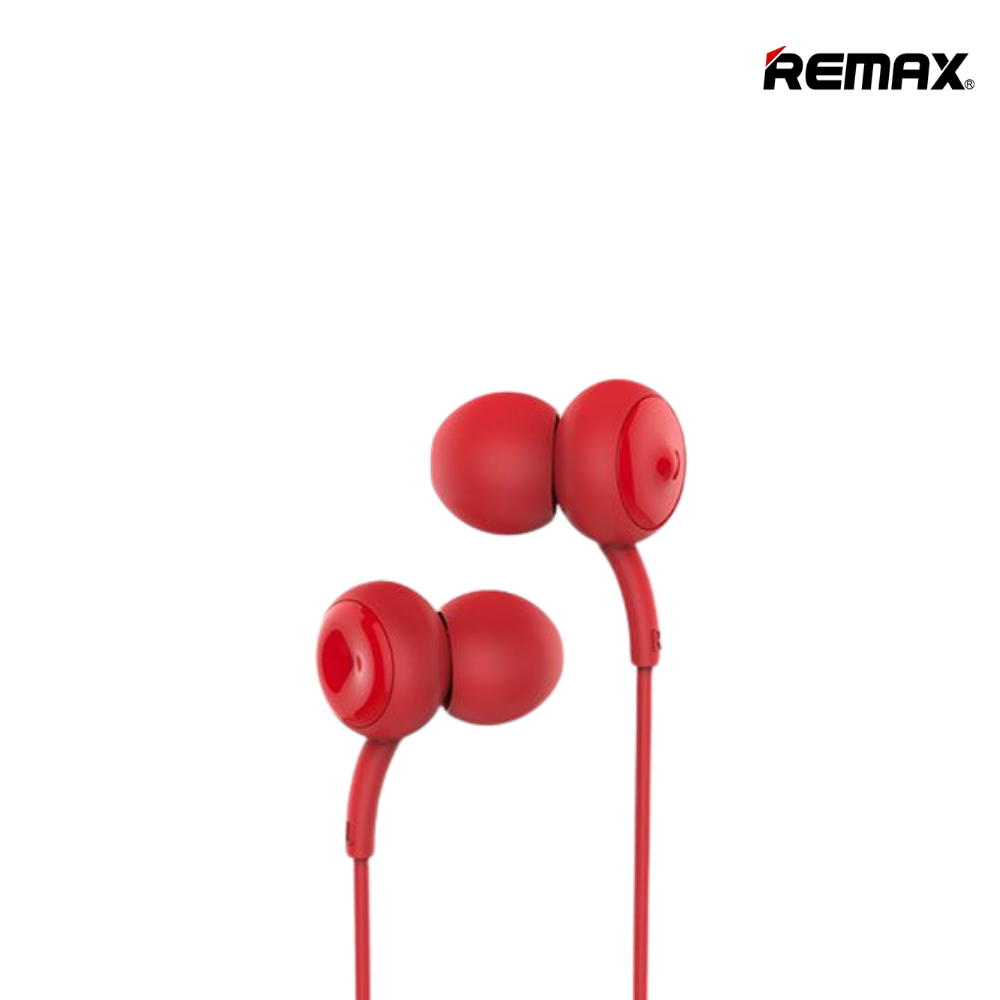 Remax RM-510 3.5mm Wired Earphone - Red