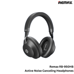 REMAX RB-950HB Binzchi Series Active Noise Cancelling Music Wireless Headphones(Black)