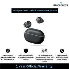 SoundPeats Free 2 Classic Bluetooth V5.1 True Wireless Earbuds