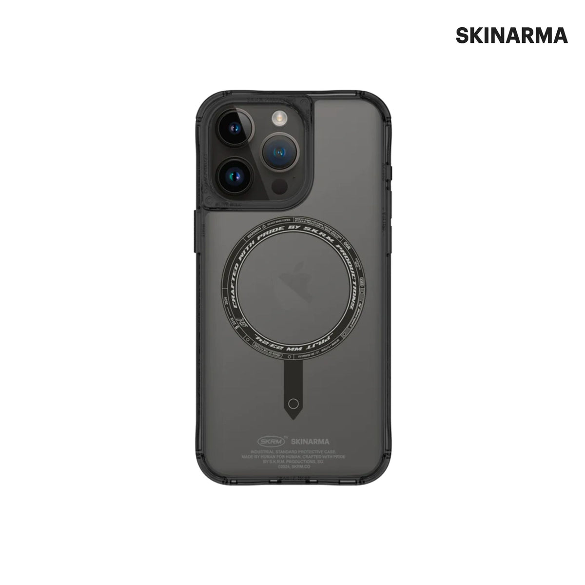 Skinarma iPhone 15 Pro SAIDO Magnetic Charging (Black)