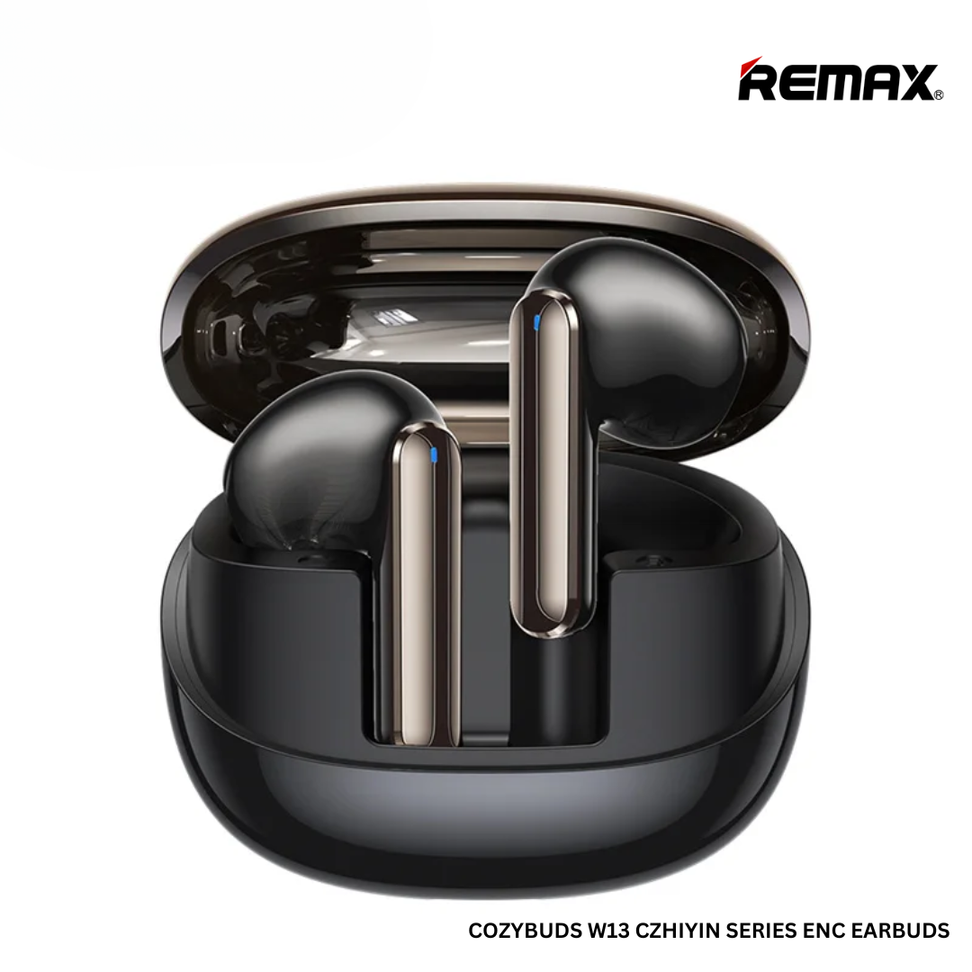Remax Cozybuds W13 Bluetooth V5.3 Czhiyin Series ENC TWS Earbdus - Tarnish