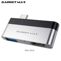 GADGET MAX GH02 Type-C To USB 3.0+HDMI Adapter, HDMI Adapter