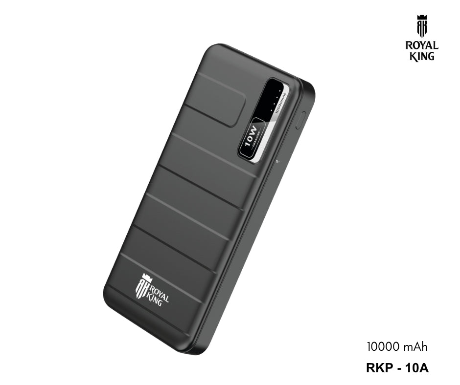 ROYAL KING - RKP-10A 10000mAh Super King II Series Power Bank ( 2A ) - Black