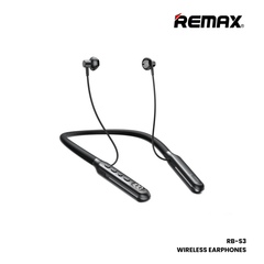 REMAX RB-S3 Neckband Wireless Bluetooth Earphones - Black