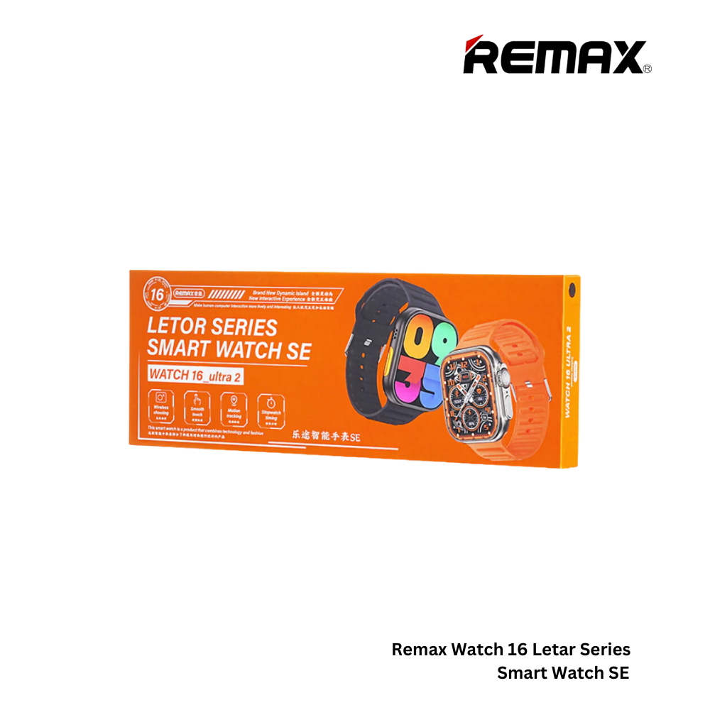 REMAX Watch 16 Letar Series Smart Watch SE Ultra 2 - Silver Grey