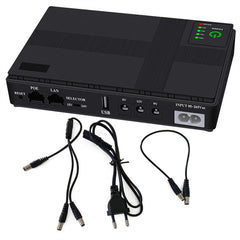 T-PRO - Shanpu 10400mAh 18W Multifunction Network Mini UPS - Black